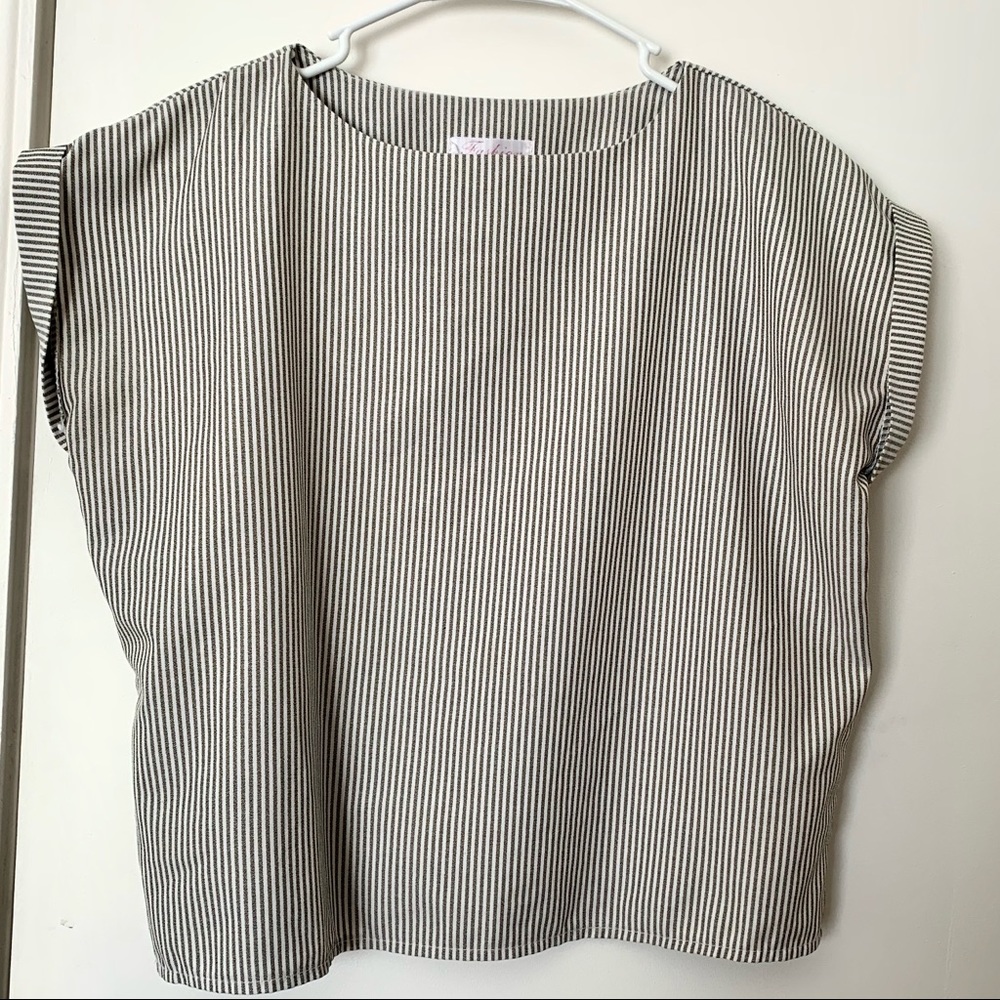 Classic fashion collection Stripe Blouse